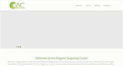 Desktop Screenshot of organicsugaringcenter.com